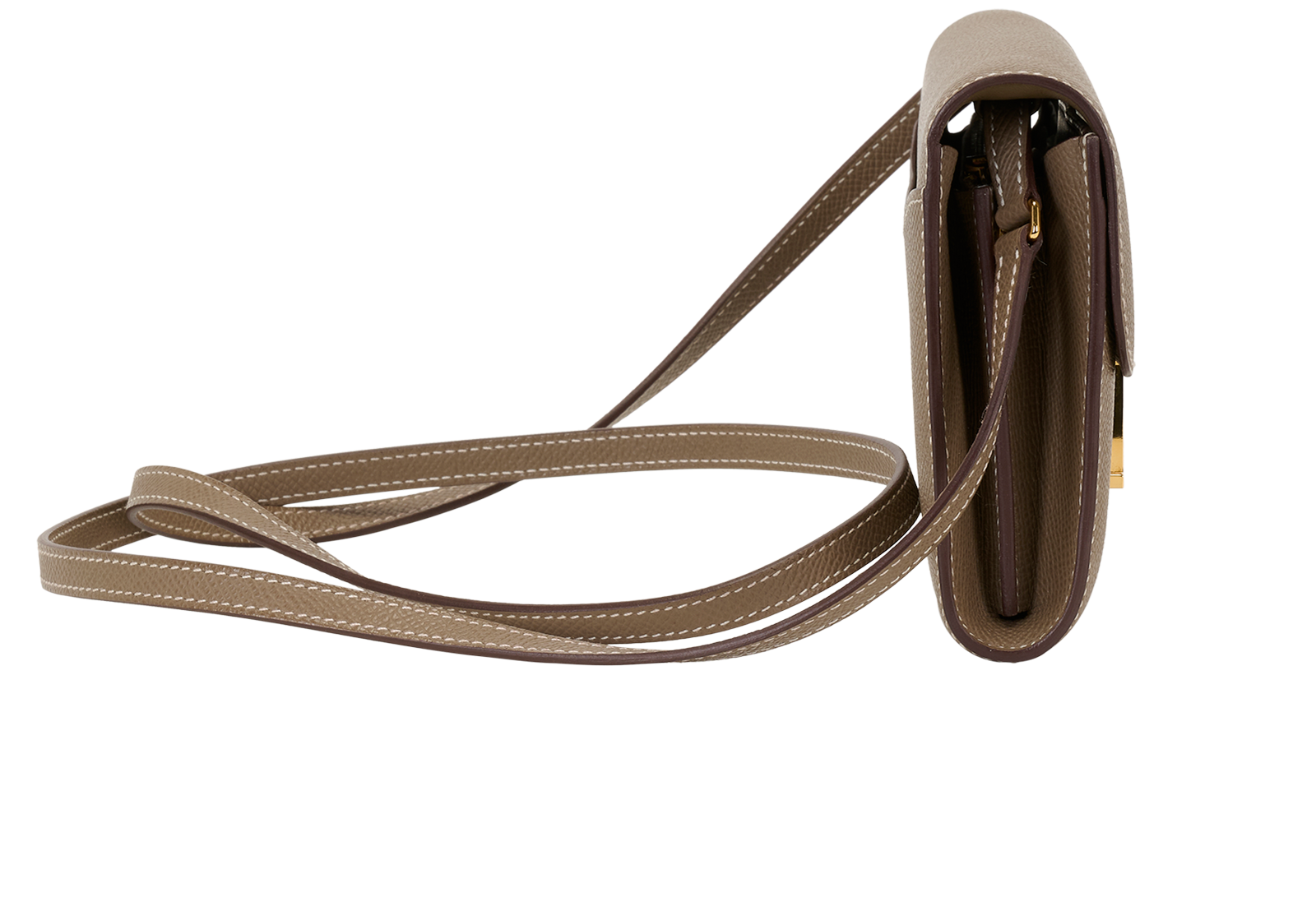 Constance To Go In Epsom Taupe, &pound;5,900, Handbags, Taupe, Leather, Side view